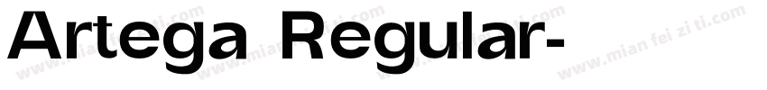 Artega Regular字体转换